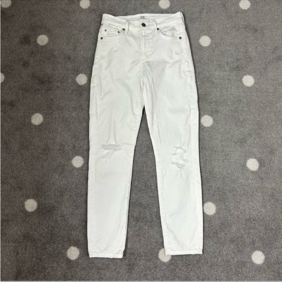 Citizens of humanity rocket high rise crop skinny milo jeans distressed - Picture 3 of 16
